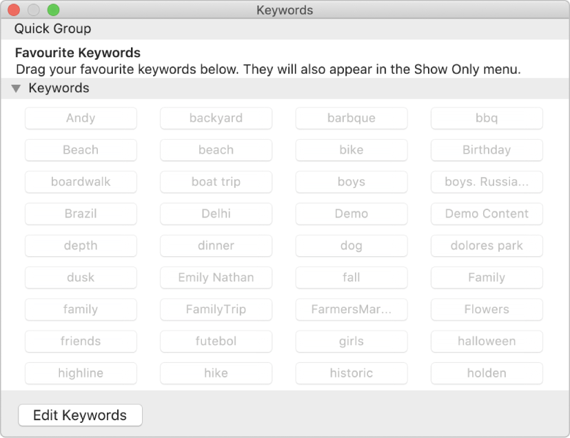 Macos Update Keywords After Sharing Photo In Photo App